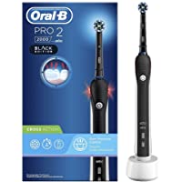 Oral-B PRO 2 2000 Cepillo Eléctrico Recargable con Tecnología De Braun- 1 cabezal de recambio- negro
